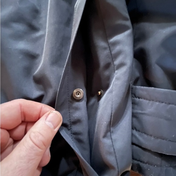 Zegna Sport trench coat, lined, detachable hood, EUC, size Medium - Picture 6 of 8